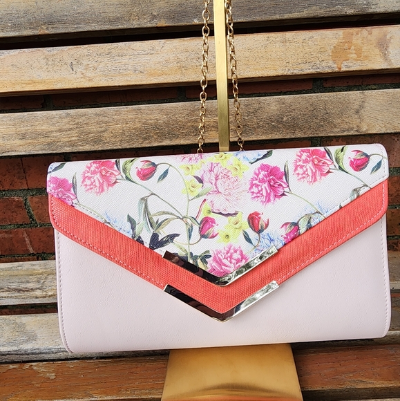 Aldo Handbags - ALDO floral envelope clutch crossbody